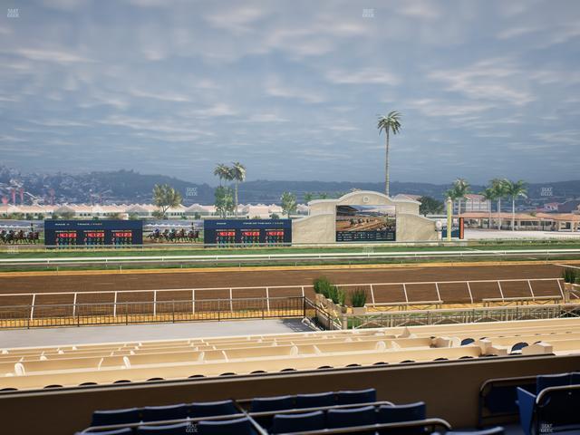 Del Mar Thoroughbred Club - Section Stretch Run Box 19 C Lvl 2 Seat View