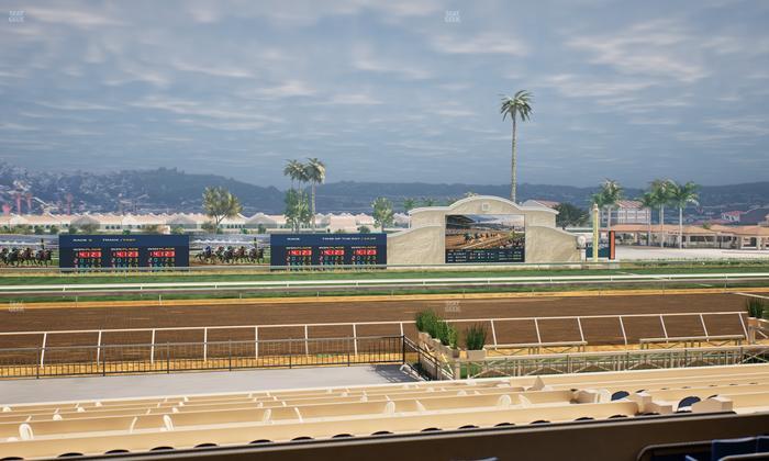 Del Mar Thoroughbred Club - Section Stretch Run Box 19 C Lvl 2 Seat View