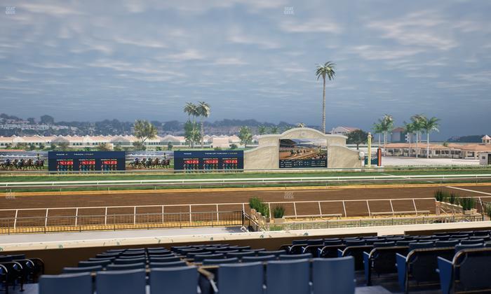 Del Mar Thoroughbred Club - Section Stretch Run Box 19 E Lvl 3 Seat View