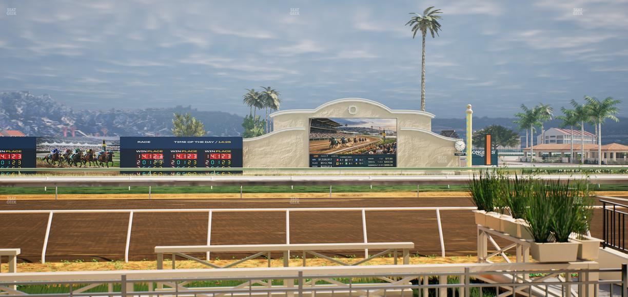 Del Mar Thoroughbred Club - Section Stretch Run Box 2 A Lvl 1 Seat View