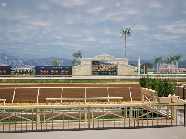 Del Mar Thoroughbred Club - Section Stretch Run Box 2 A Lvl 1 Seat View