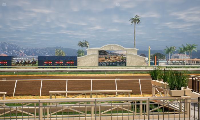 Del Mar Thoroughbred Club - Section Stretch Run Box 2 A Lvl 1 Seat View