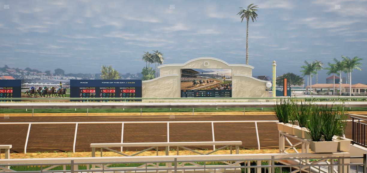 Del Mar Thoroughbred Club - Section Stretch Run Box 2 A Lvl 1 Seat View