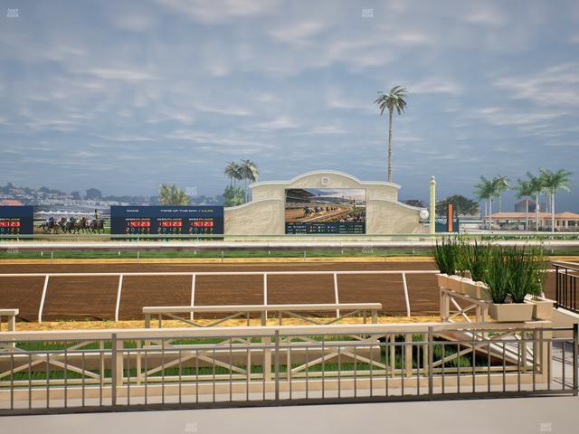 Del Mar Thoroughbred Club - Section Stretch Run Box 2 A Lvl 1 Seat View