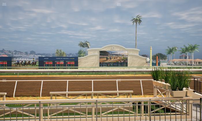 Del Mar Thoroughbred Club - Section Stretch Run Box 2 A Lvl 1 Seat View
