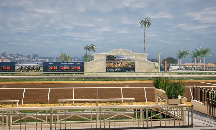 Del Mar Thoroughbred Club - Section Stretch Run Box 2 B Lvl 1 Seat View
