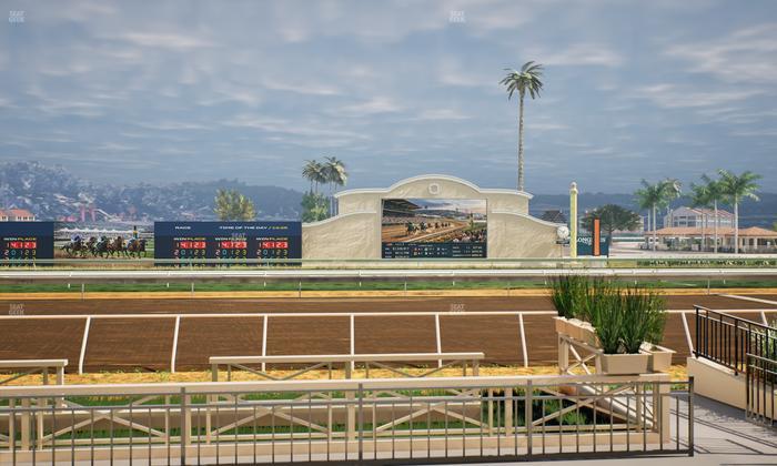 Del Mar Thoroughbred Club - Section Stretch Run Box 2 B Lvl 1 Seat View