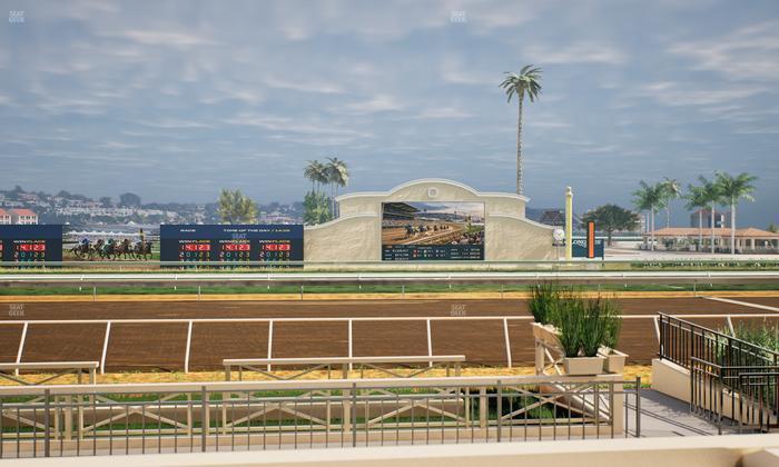Del Mar Thoroughbred Club - Section Stretch Run Box 2 C Lvl 1 Seat View