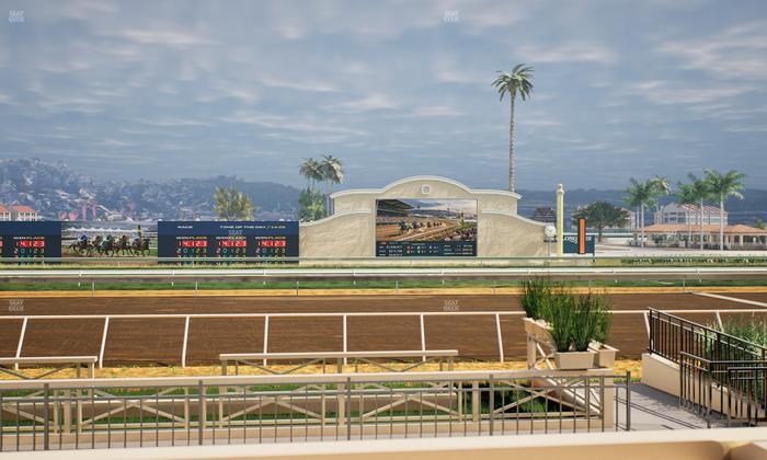 Del Mar Thoroughbred Club - Section Stretch Run Box 2 C Lvl 1 Seat View