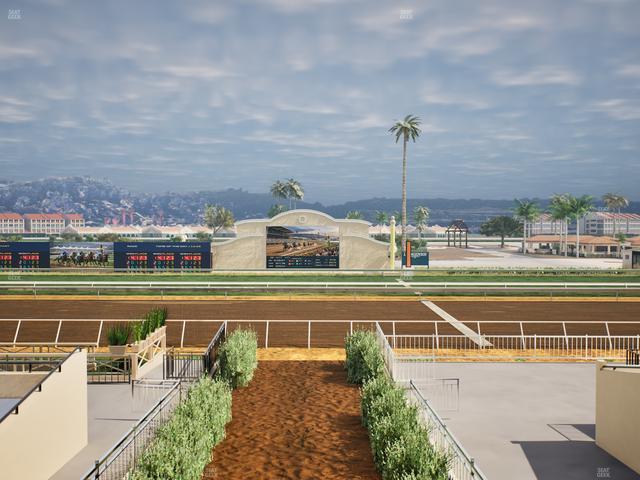 Del Mar Thoroughbred Club - Section Stretch Run Box 2 C Lvl 2 Seat View