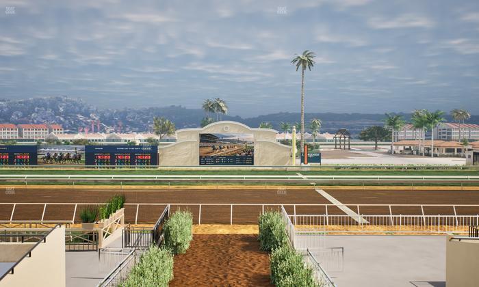 Del Mar Thoroughbred Club - Section Stretch Run Box 2 C Lvl 2 Seat View