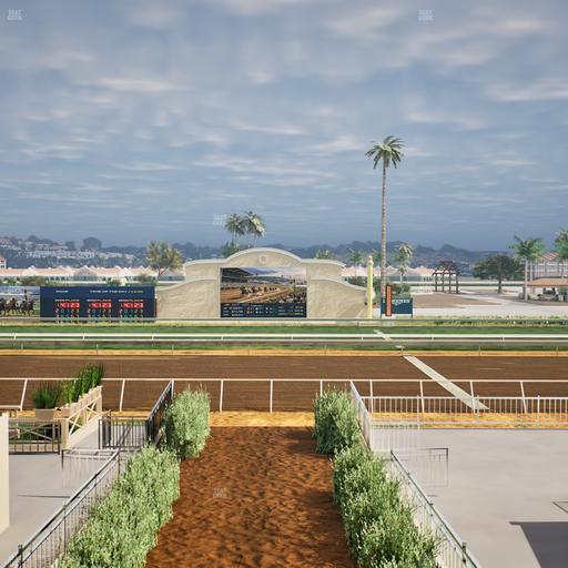 Del Mar Thoroughbred Club - Section Stretch Run Box 2 C Lvl 2 Seat View