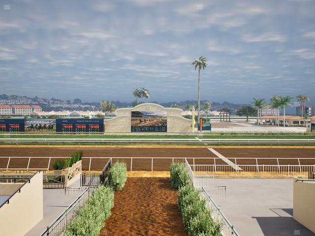 Del Mar Thoroughbred Club - Section Stretch Run Box 2 C Lvl 2 Seat View