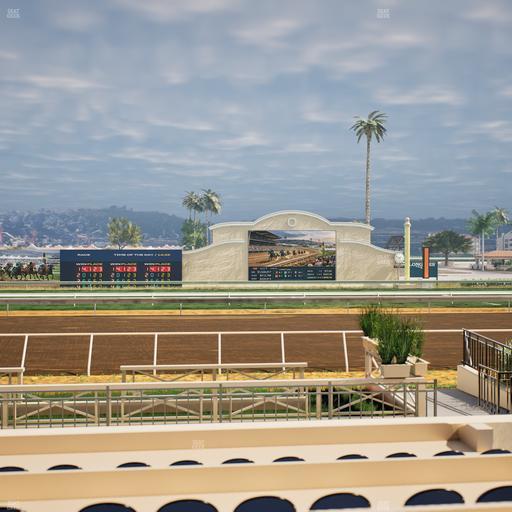 Del Mar Thoroughbred Club - Section Stretch Run Box 2 D Lvl 1 Seat View