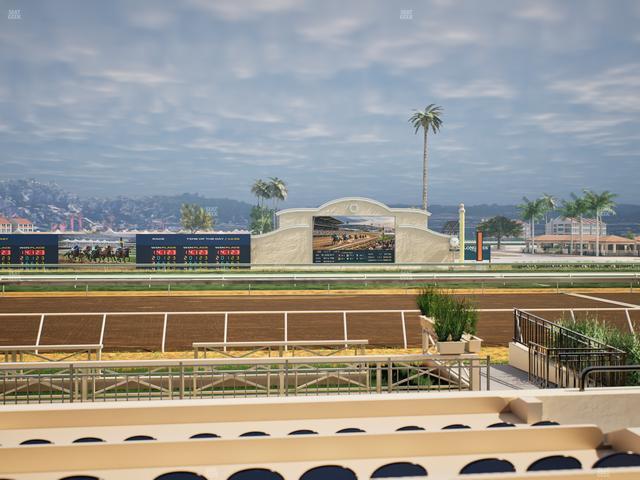Del Mar Thoroughbred Club - Section Stretch Run Box 2 D Lvl 1 Seat View