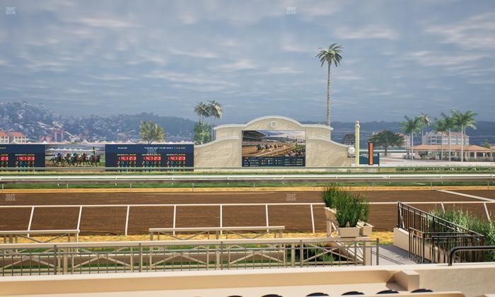 Del Mar Thoroughbred Club - Section Stretch Run Box 2 D Lvl 1 Seat View