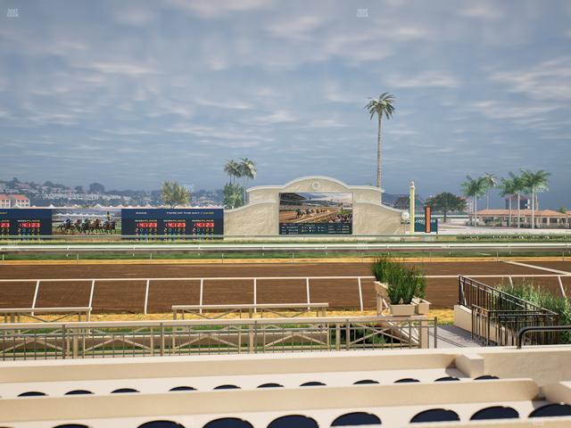 Del Mar Thoroughbred Club - Section Stretch Run Box 2 D Lvl 1 Seat View