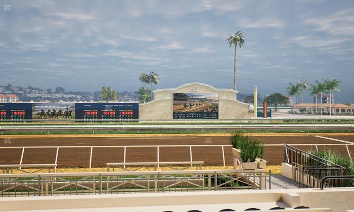 Del Mar Thoroughbred Club - Section Stretch Run Box 2 D Lvl 1 Seat View