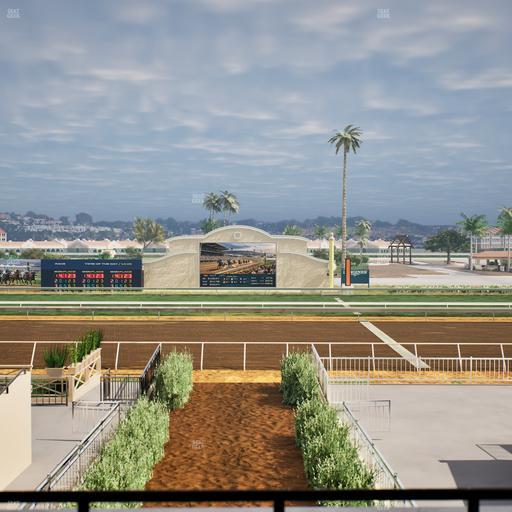 Del Mar Thoroughbred Club - Section Stretch Run Box 2 D Lvl 2 Seat View