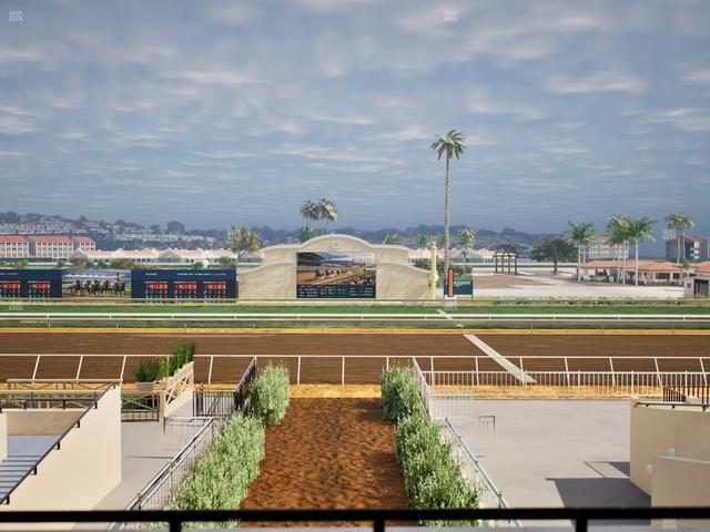 Del Mar Thoroughbred Club - Section Stretch Run Box 2 D Lvl 2 Seat View