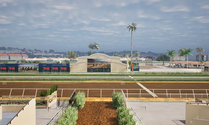 Del Mar Thoroughbred Club - Section Stretch Run Box 2 D Lvl 2 Seat View