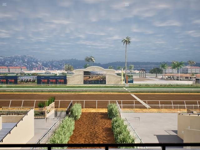 Del Mar Thoroughbred Club - Section Stretch Run Box 2 D Lvl 2 Seat View