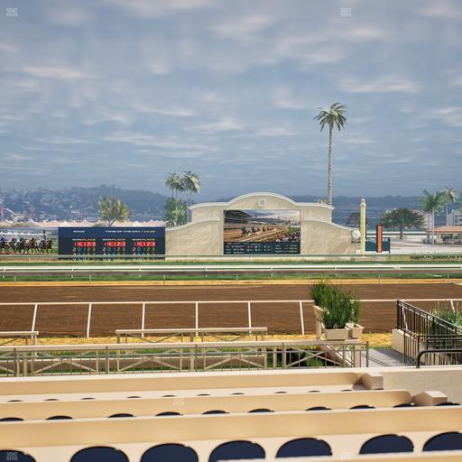 Del Mar Thoroughbred Club - Section Stretch Run Box 2 E Lvl 1 Seat View