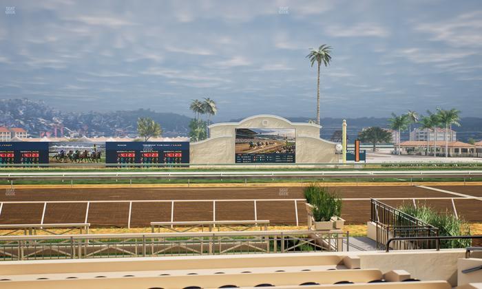 Del Mar Thoroughbred Club - Section Stretch Run Box 2 E Lvl 1 Seat View