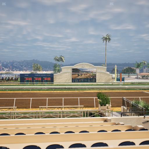 Del Mar Thoroughbred Club - Section Stretch Run Box 2 F Lvl 1 Seat View