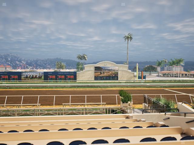 Del Mar Thoroughbred Club - Section Stretch Run Box 2 F Lvl 1 Seat View