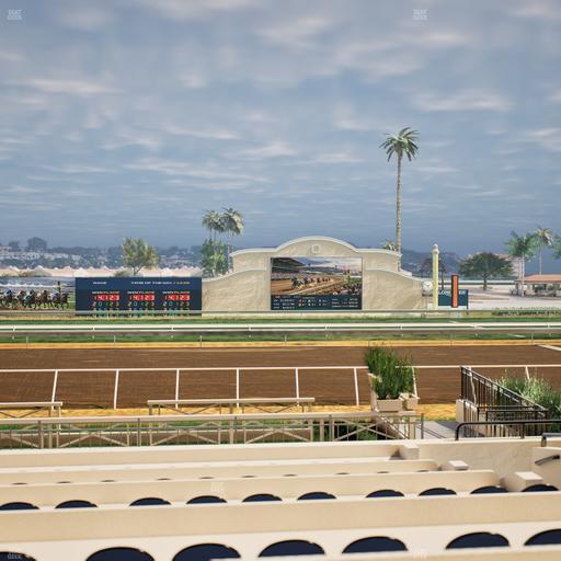 Del Mar Thoroughbred Club - Section Stretch Run Box 2 F Lvl 1 Seat View