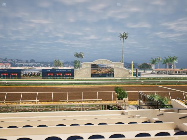 Del Mar Thoroughbred Club - Section Stretch Run Box 2 F Lvl 1 Seat View