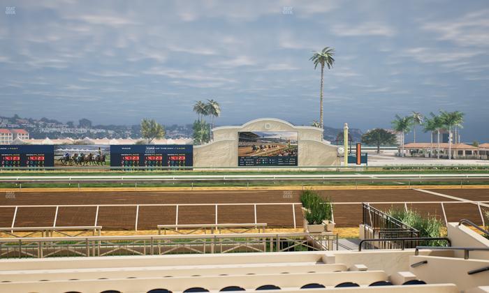 Del Mar Thoroughbred Club - Section Stretch Run Box 2 F Lvl 1 Seat View