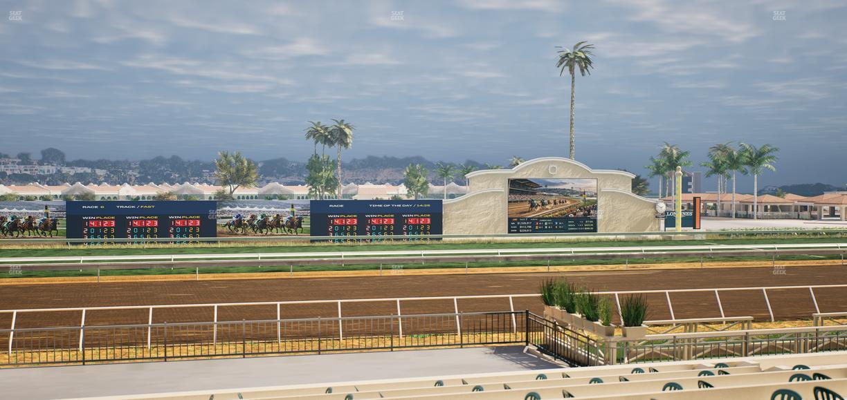 Del Mar Thoroughbred Club - Section Stretch Run Box 20 A Lvl 2 Seat View