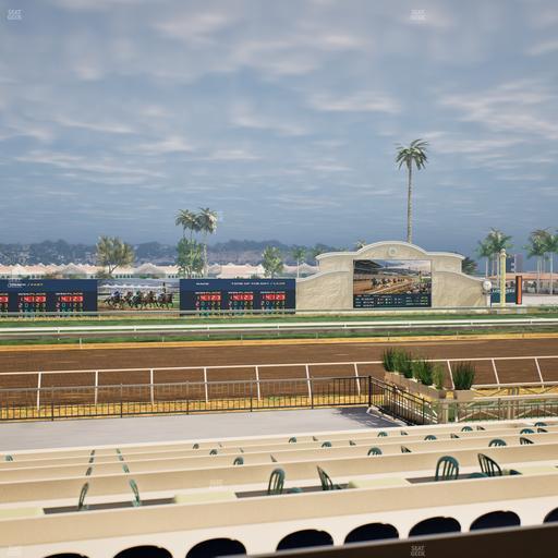 Del Mar Thoroughbred Club - Section Stretch Run Box 20 A Lvl 2 Seat View