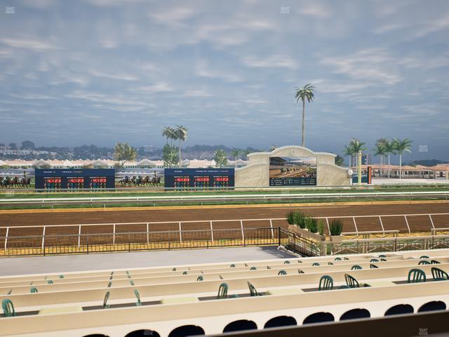 Del Mar Thoroughbred Club - Section Stretch Run Box 20 A Lvl 2 Seat View