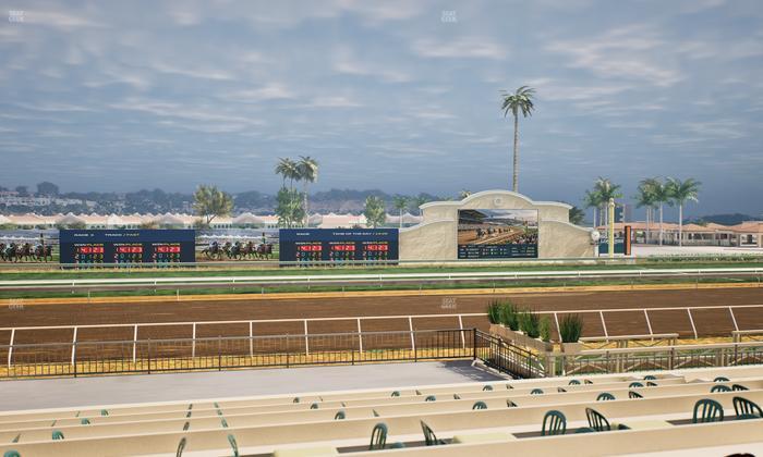 Del Mar Thoroughbred Club - Section Stretch Run Box 20 A Lvl 2 Seat View