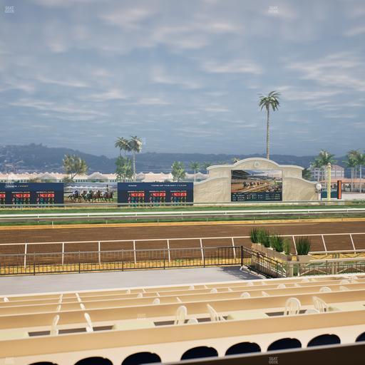 Del Mar Thoroughbred Club - Section Stretch Run Box 20 A Lvl 2 Seat View