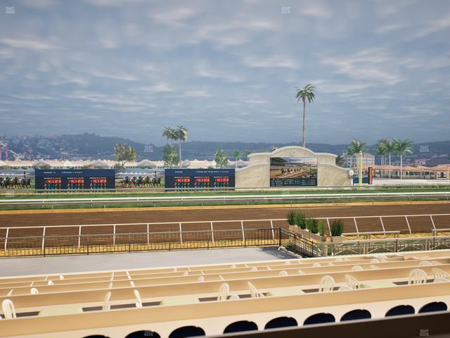 Del Mar Thoroughbred Club - Section Stretch Run Box 20 A Lvl 2 Seat View