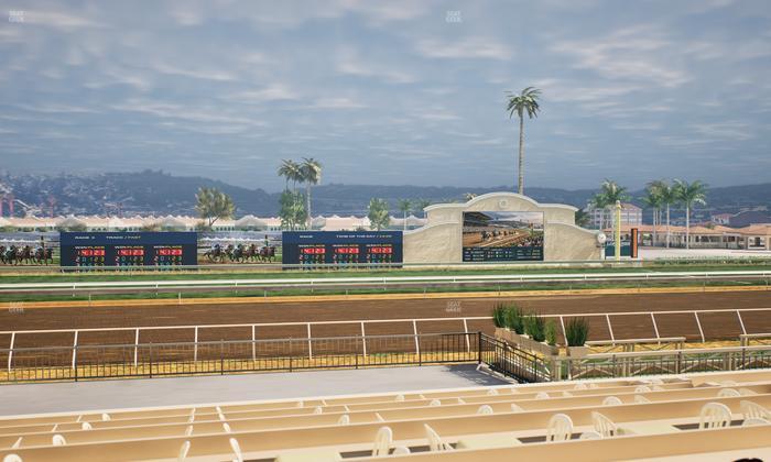 Del Mar Thoroughbred Club - Section Stretch Run Box 20 A Lvl 2 Seat View