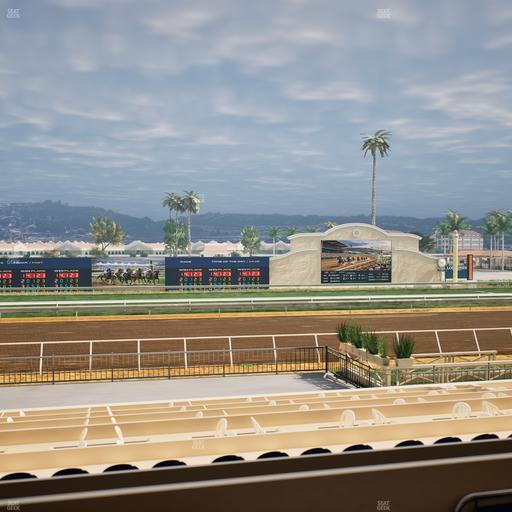 Del Mar Thoroughbred Club - Section Stretch Run Box 20 B Lvl 2 Seat View