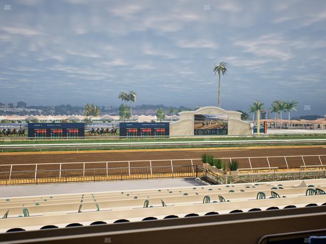 Del Mar Thoroughbred Club - Section Stretch Run Box 20 B Lvl 2 Seat View