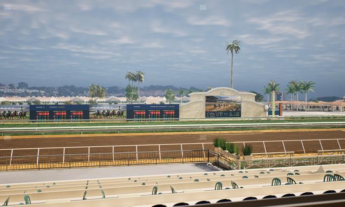 Del Mar Thoroughbred Club - Section Stretch Run Box 20 B Lvl 2 Seat View