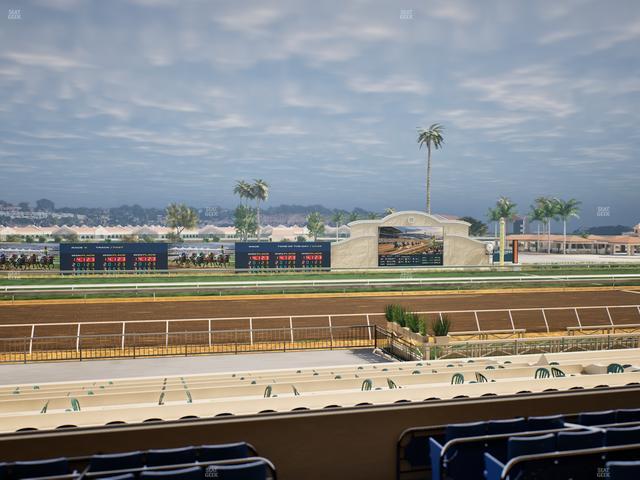 Del Mar Thoroughbred Club - Section Stretch Run Box 20 C Lvl 2 Seat View