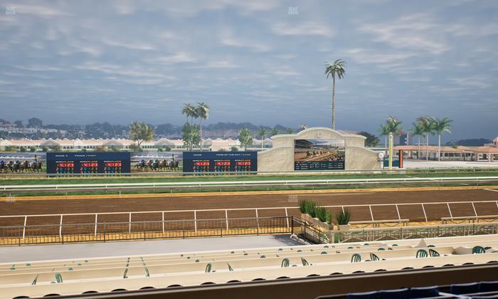 Del Mar Thoroughbred Club - Section Stretch Run Box 20 C Lvl 2 Seat View