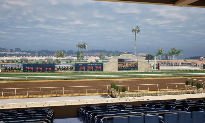 Del Mar Thoroughbred Club - Section Stretch Run Box 20 F Lvl 3 Seat View