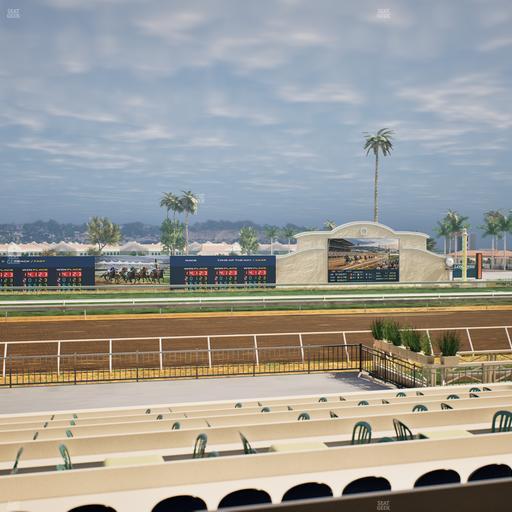 Del Mar Thoroughbred Club - Section Stretch Run Box 21 A Lvl 2 Seat View
