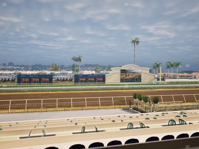 Del Mar Thoroughbred Club - Section Stretch Run Box 21 A Lvl 2 Seat View