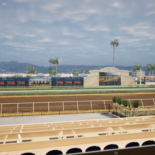 Del Mar Thoroughbred Club - Section Stretch Run Box 21 A Lvl 2 Seat View