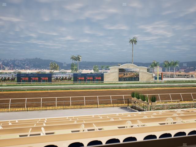 Del Mar Thoroughbred Club - Section Stretch Run Box 21 A Lvl 2 Seat View